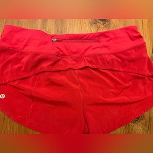 Lululemon speed up low rise shorts